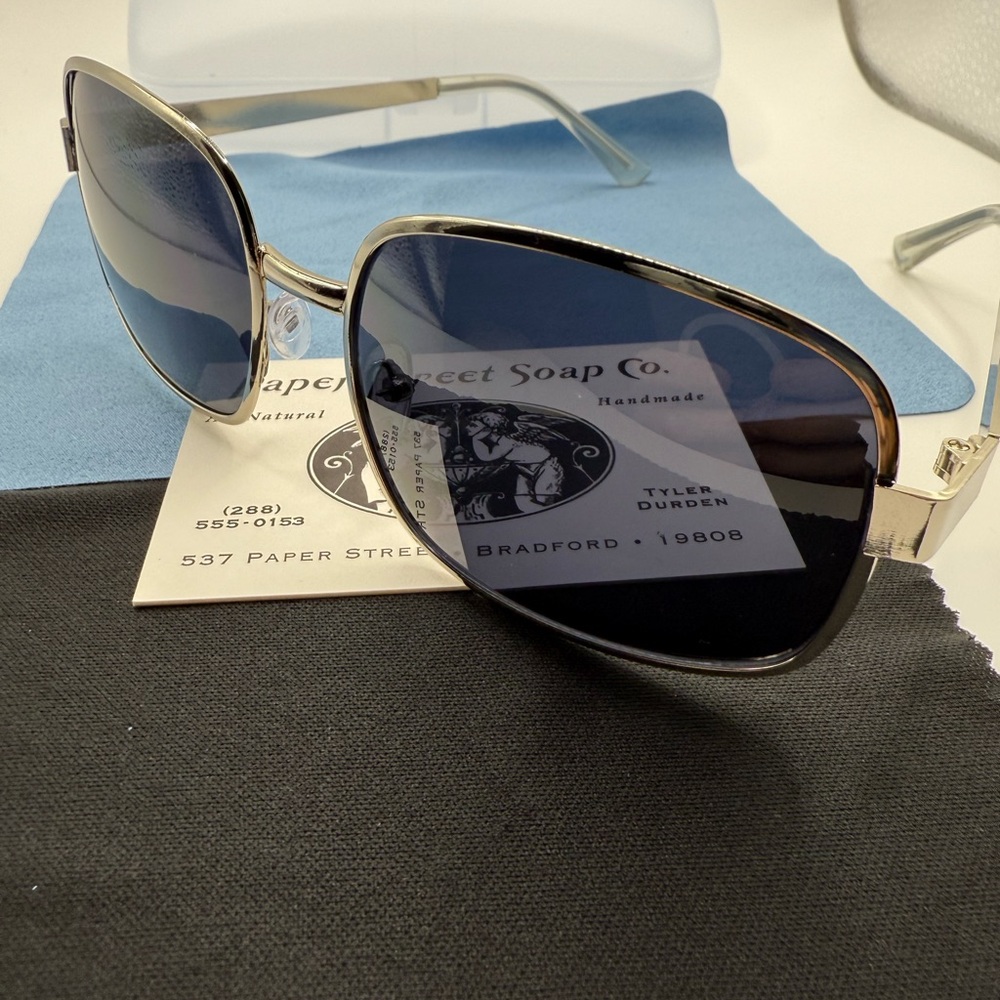 PSS Paper Street Shades Tyler Durden Fight Club NEW Oliver Peoples 523 Brad Pitt - Picture 15 of 16